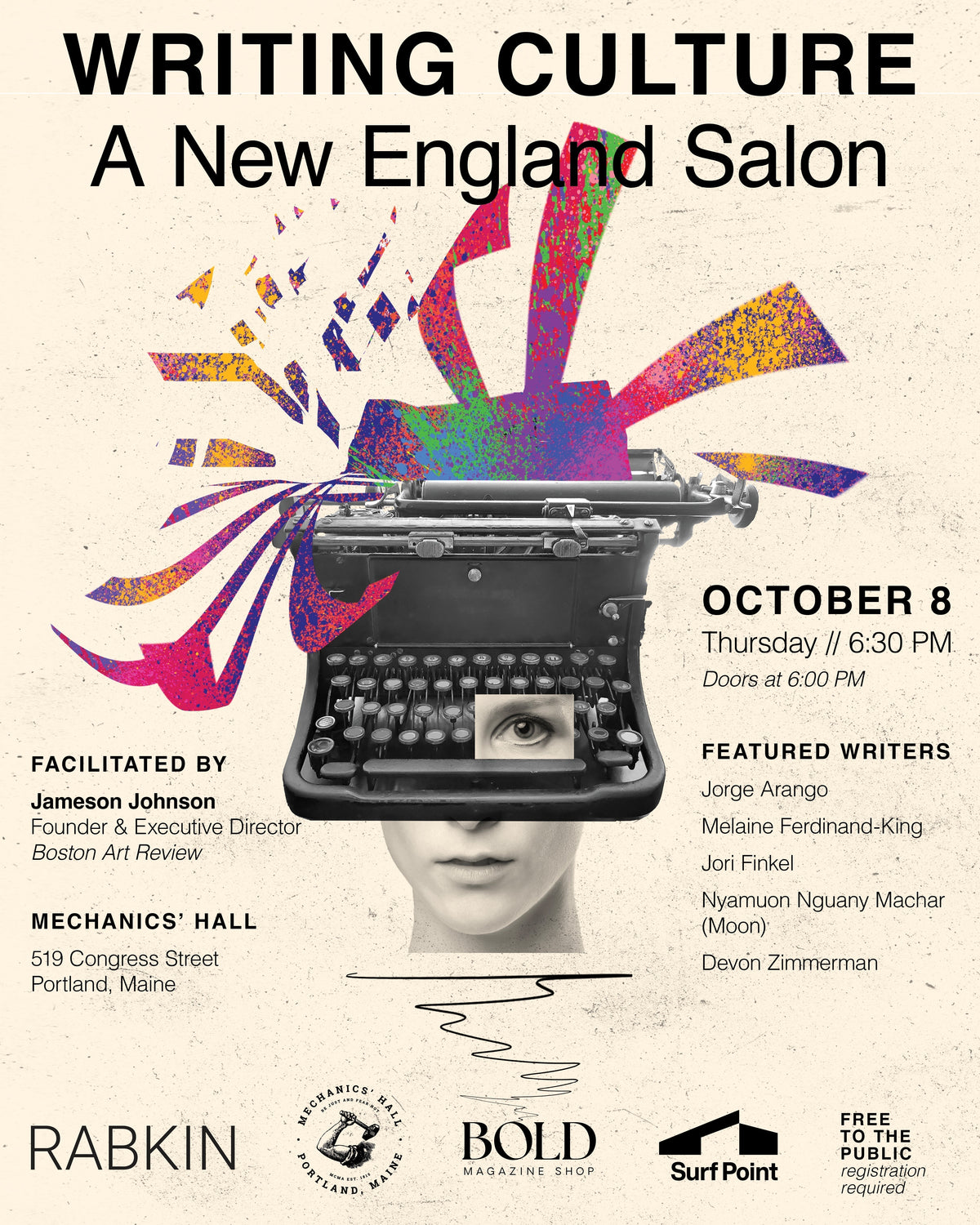 Writing Culture: A new England Salon
