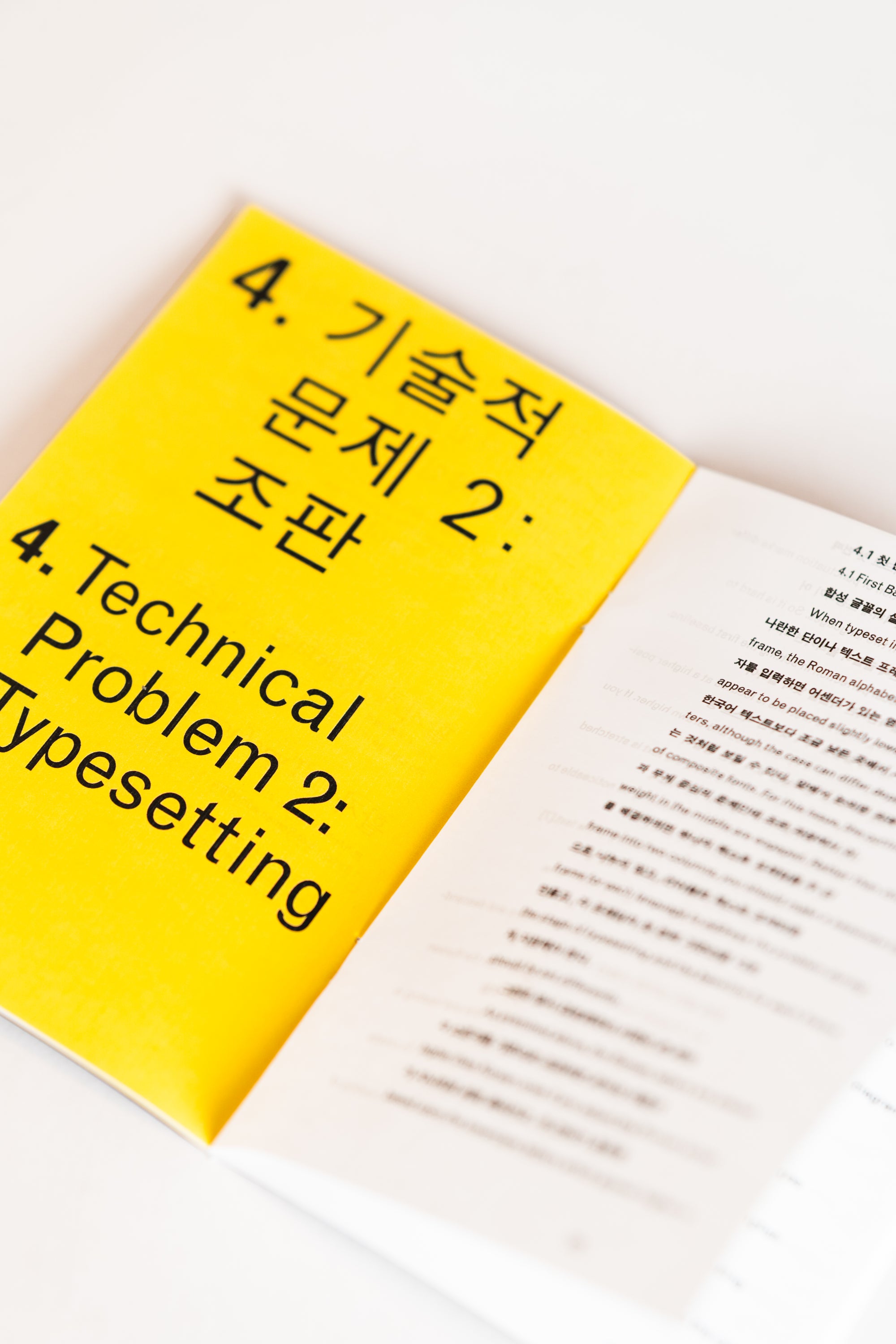 Technical Problems in Multilingual Typography Zine