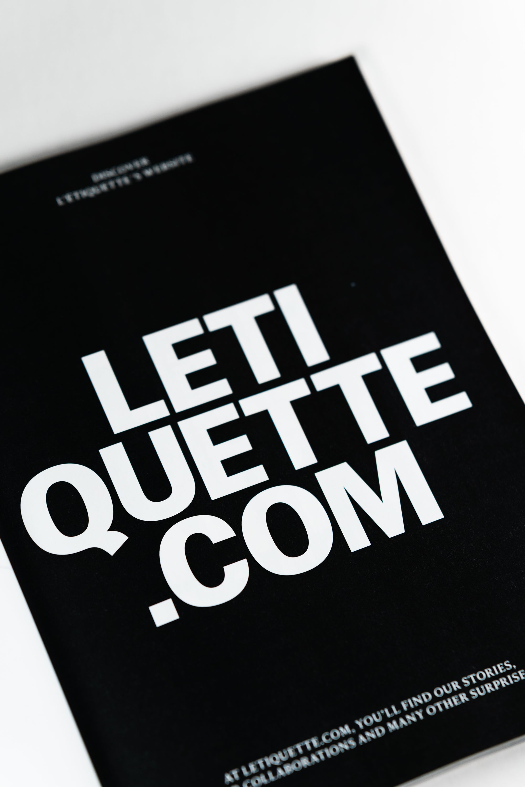 L'etiquette Men | No. 16